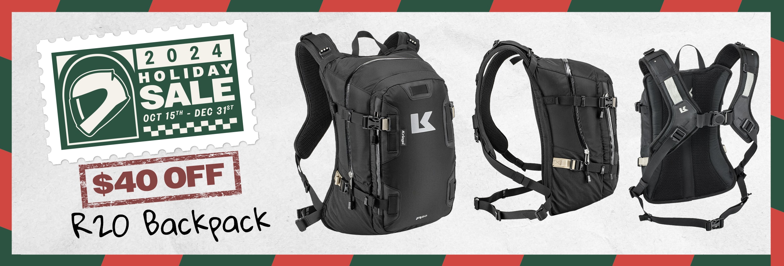 Kriega R20 Backpack Holiday Sale